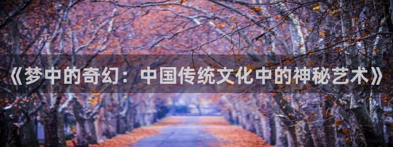 极悦平台体育游戏：《梦中的奇幻：中国传统文化中的神秘艺术》