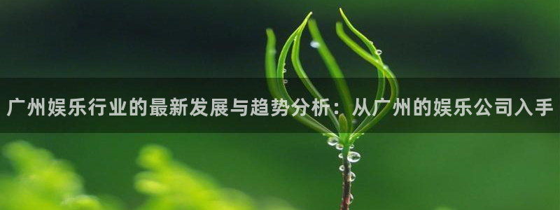 极悦平台怎么下载：广州娱乐行业的最新发展与趋势分析：从广州的娱乐公司入手